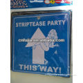 Go to party direction metal sign,Street Sign,Advertising Sign,Road Sign